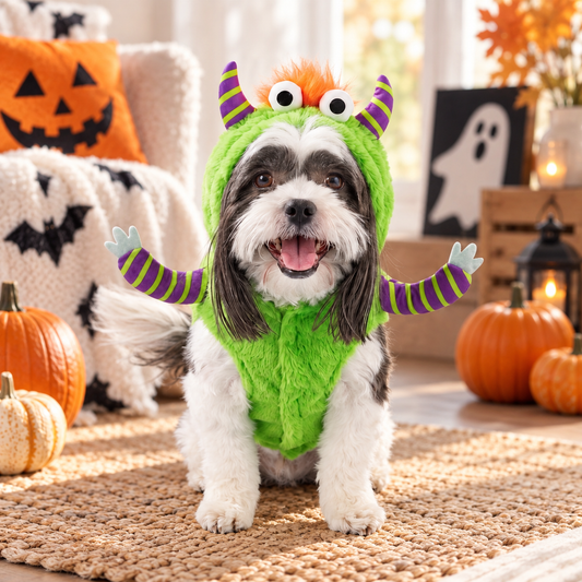 Green Monster Pet Costume