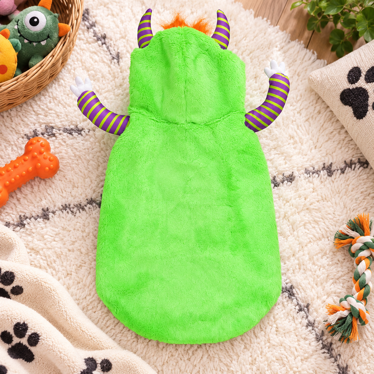 Green Monster Pet Costume