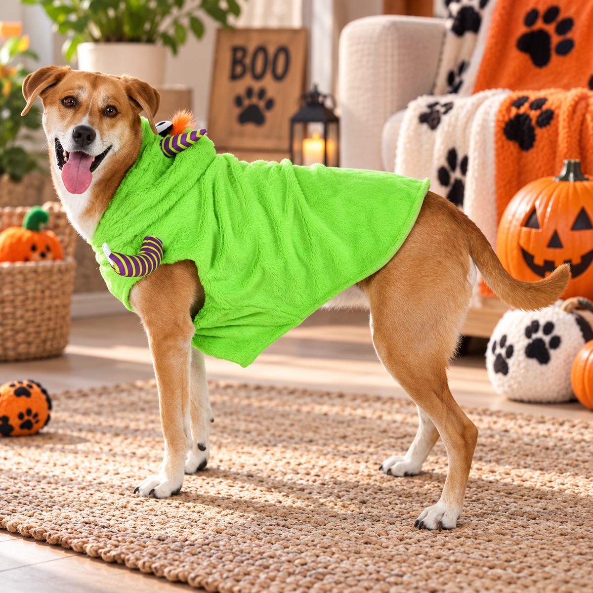 Green Monster Pet Costume