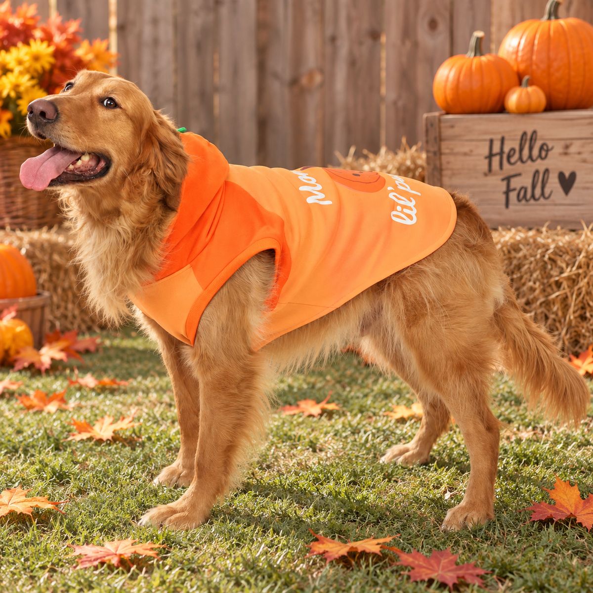 Little Pumpkin Pet Hoodie