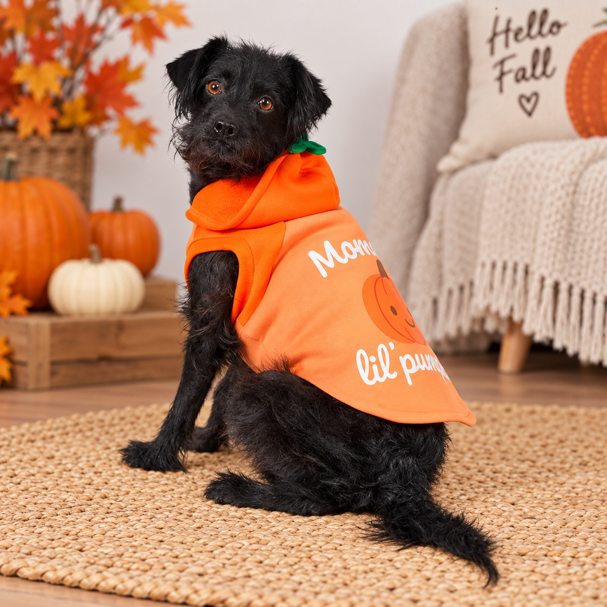 Little Pumpkin Pet Hoodie