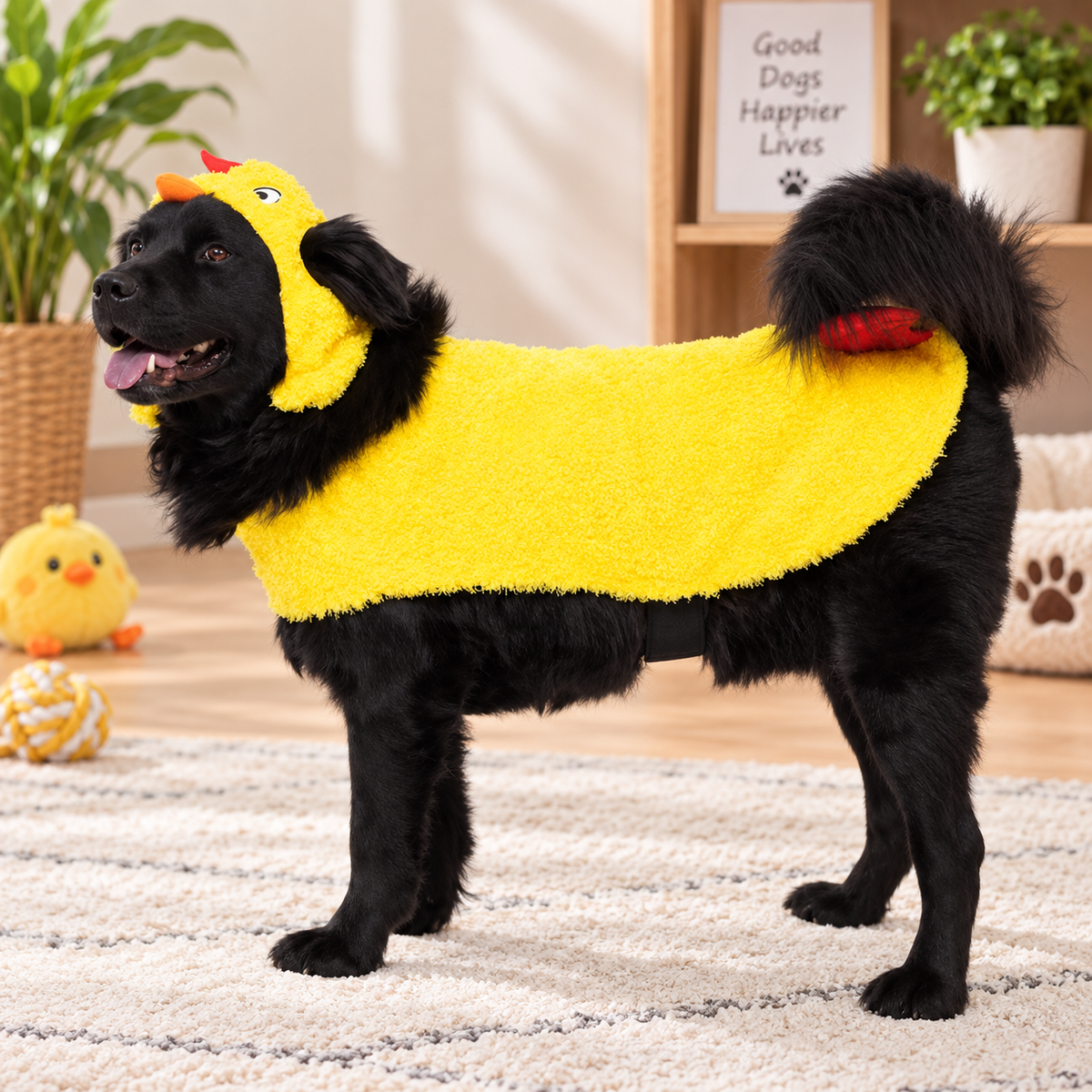 Yellow Chicken Pet Costume