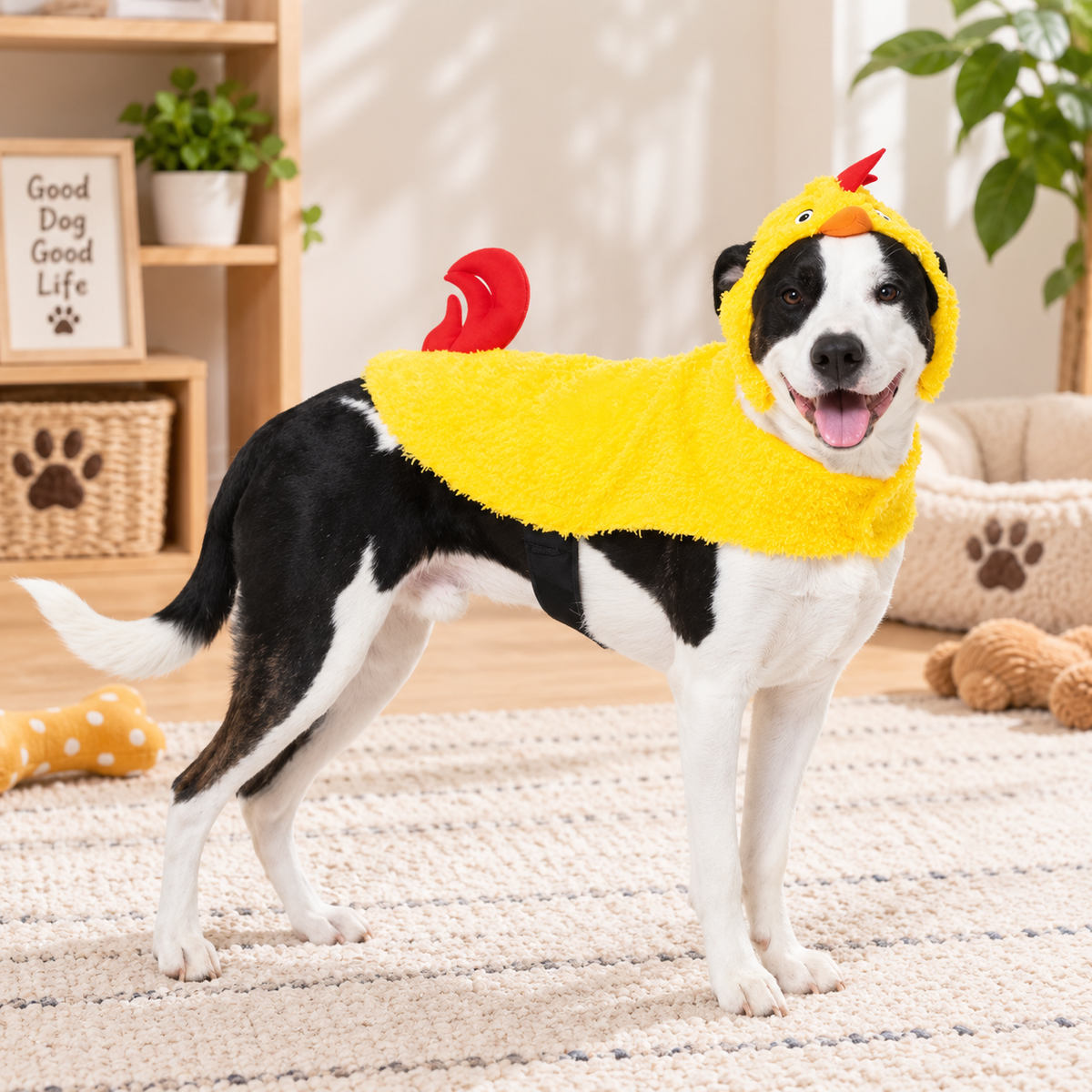 Yellow Chicken Pet Costume