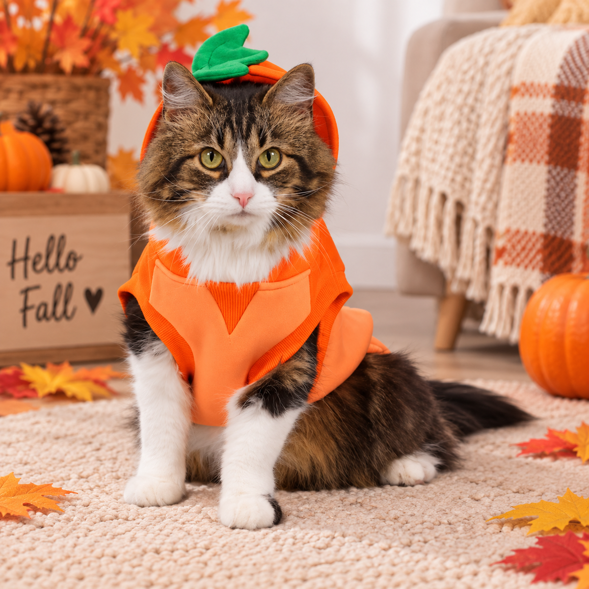 Little Pumpkin Pet Hoodie